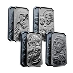 kit 4 formas de quadros religiosos